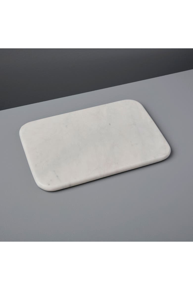 White Marble Pastry Slab, Alternate, color, White