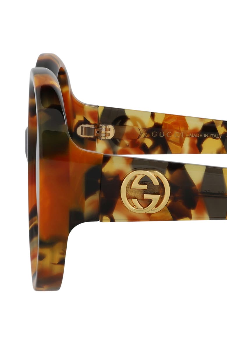 Gucci 56mm Core Round Sunglasses, Alternate, color,