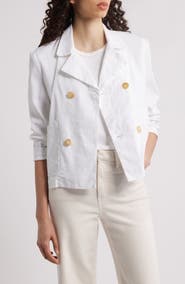 Frank & Eileen Mini Belfast Stretch Cotton Crop Peacoat