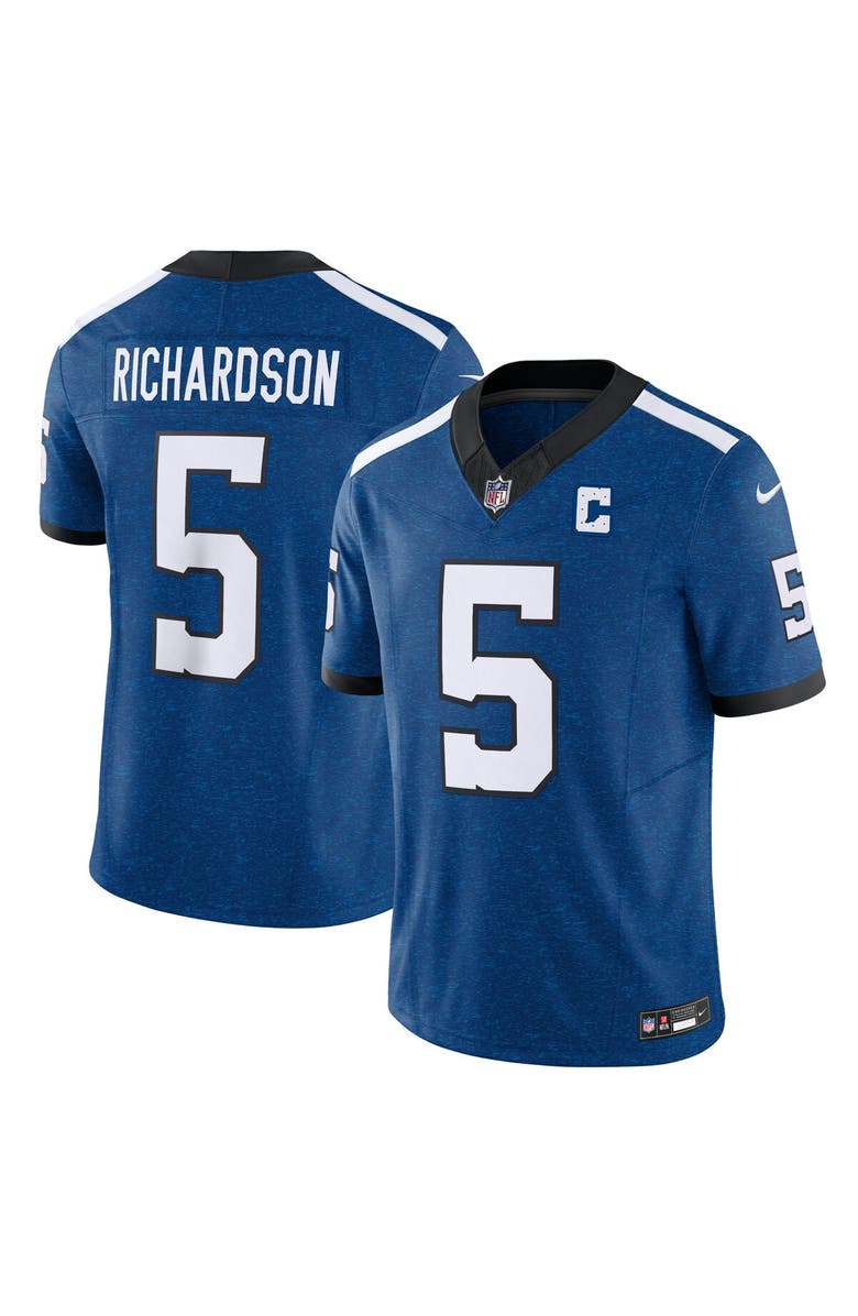 Nike Men's Nike Anthony Richardson Royal Indianapolis Colts Alternate Vapor F.U.S.E. Limited Jersey, Main, color, Royal