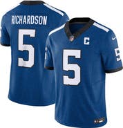 Nike Men's Nike Anthony Richardson Royal Indianapolis Colts Alternate Vapor F.U.S.E. Limited Jersey