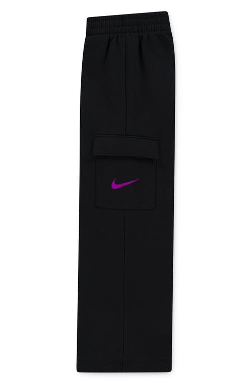 Nike Toddler And Little Girls 2-piece Essentials Crewneck And Cargo Pants Set In Black