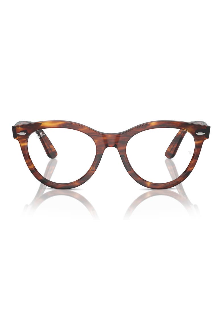 54mm Oval Optical Glasses, Main, color, STRIPED HAVA