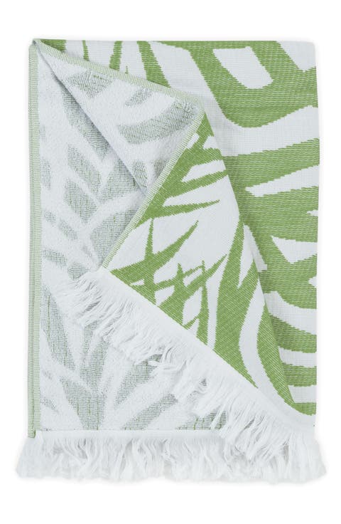 Zebra Palm Beach Towel