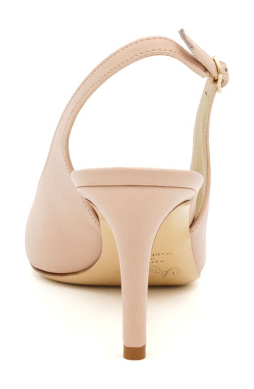 Amalfi By Rangoni Lauretta Slingback Cap Toe Pump In Nude Parmasoft/gray