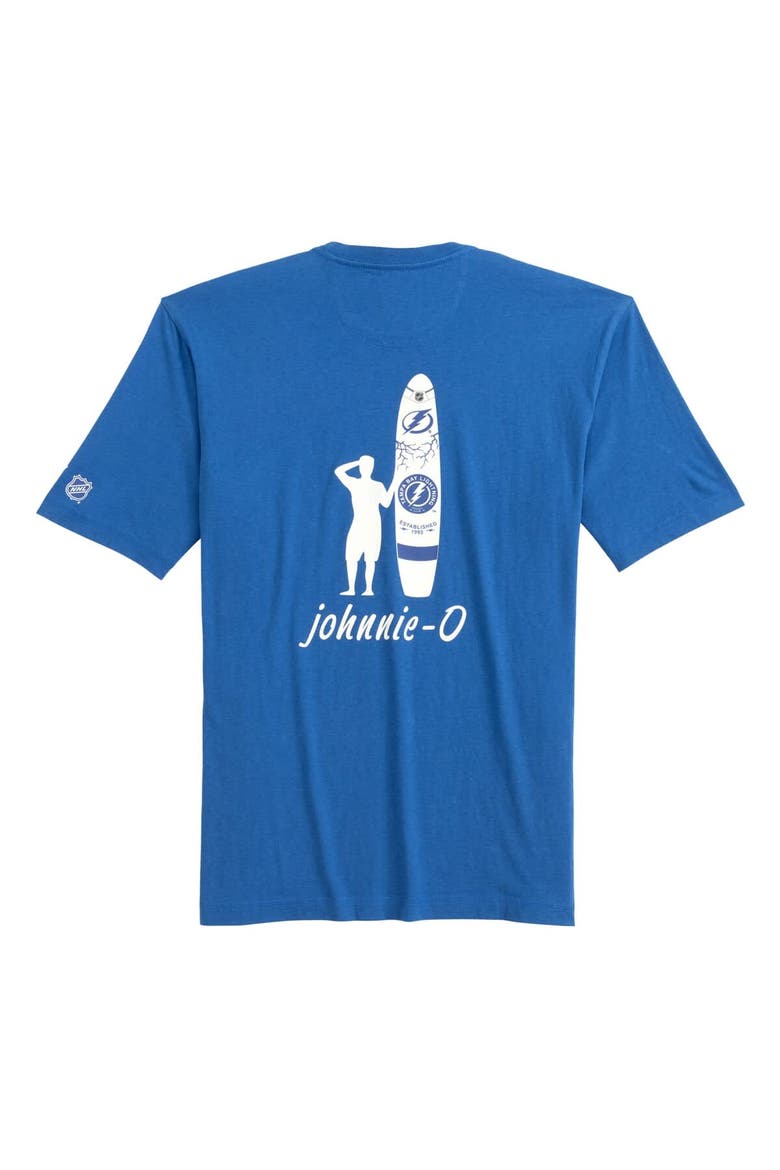 Men's johnnie-O Blue Tampa Bay Lightning Heathered Spencer T-Shirt, Alternate, color, Blue