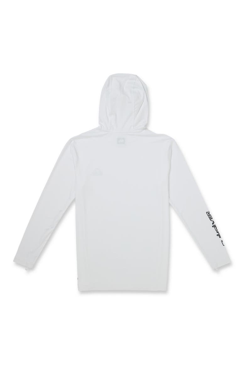 Everyday Surf UPF 50+ Long Sleeve Hooded Shirt, Alternate, color, WHITE