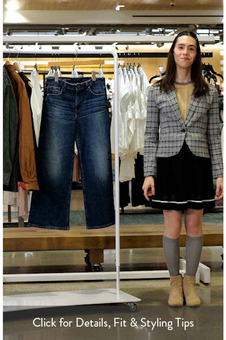 Saige Mid Rise Ankle Wide Leg Jeans video