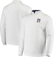 COLOSSEUM Men's Colosseum White Northwestern Wildcats Tortugas Logo Quarter-Zip Jacket