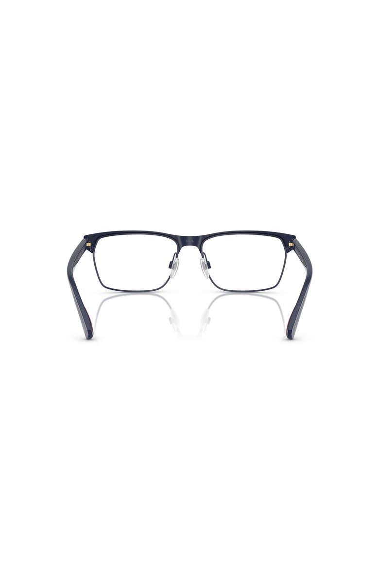 55mm Rectangle optical glasses, Alternate, color, Blue