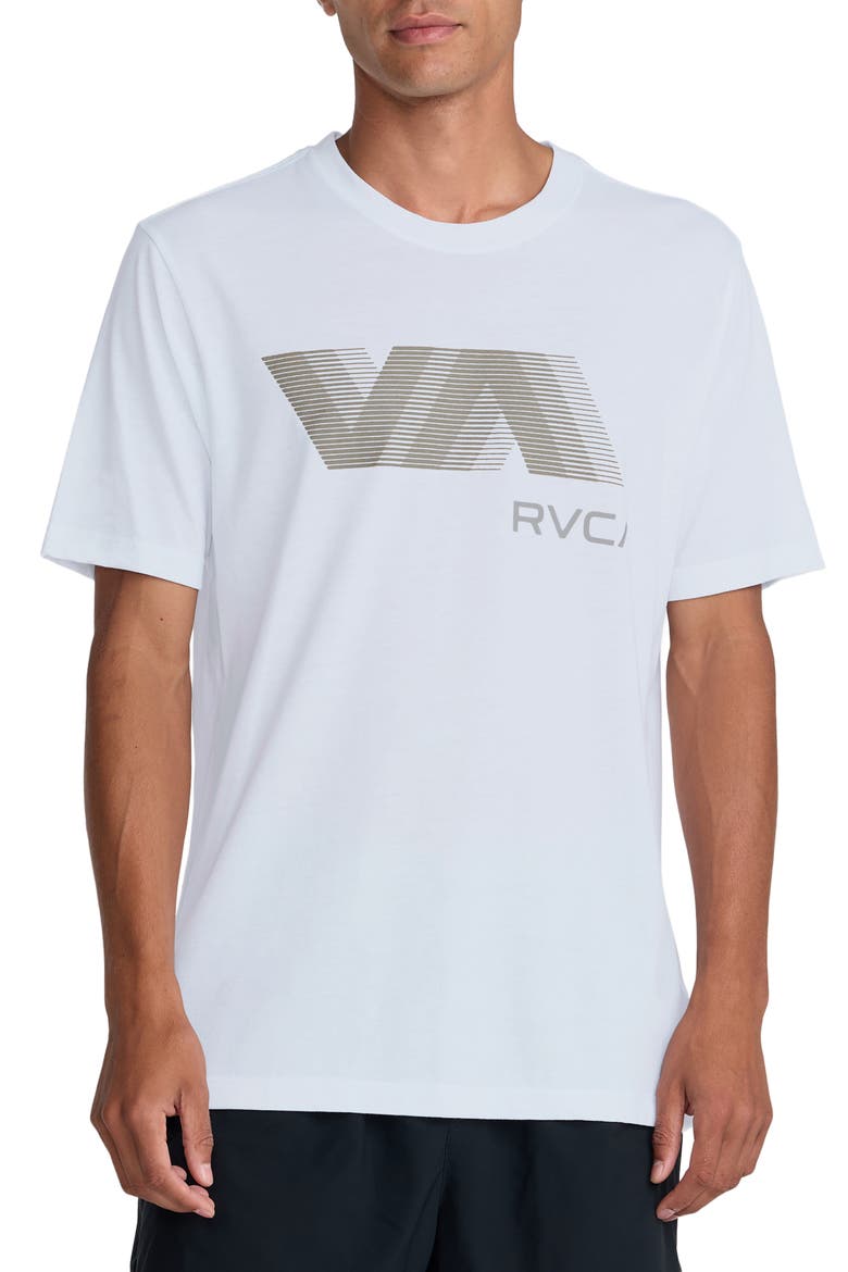 VA Blur Performance Graphic T-Shirt, Main, color, WHITE