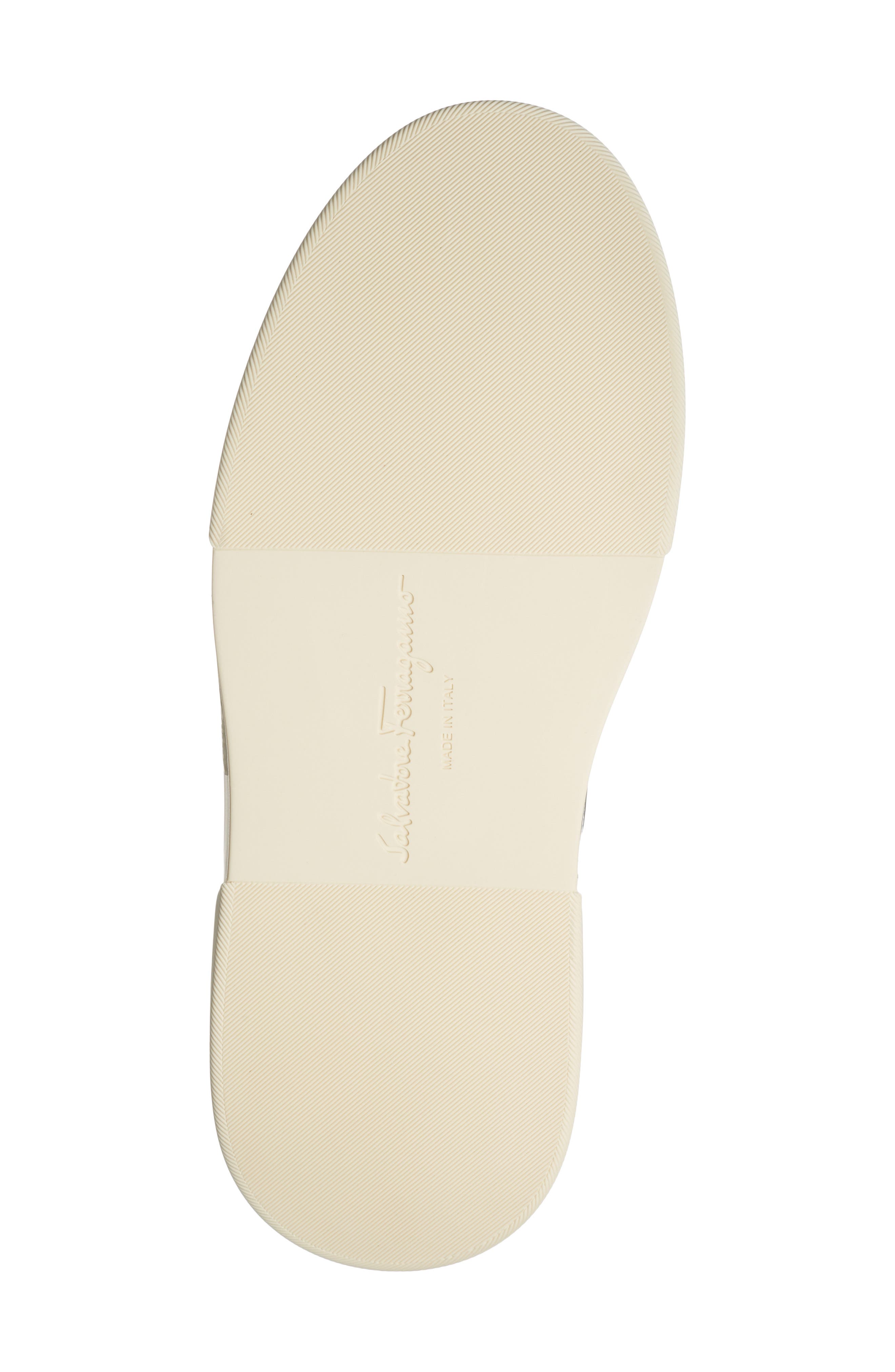 FERRAGAMO Cassio High Top Sneaker, Alternate, color, Black/ Cream Sole