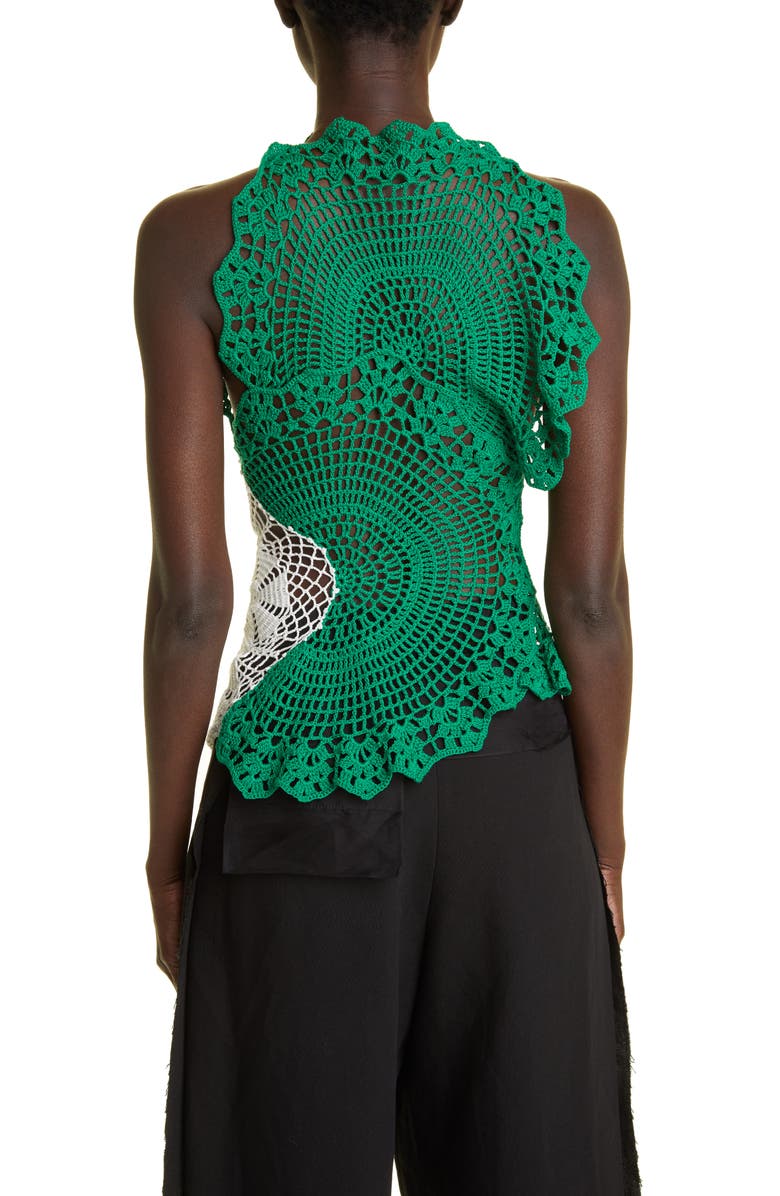 The Row Christa Asymmetric Crochet Top, Alternate, color, 