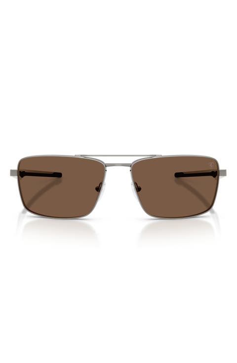 60mm Rectangular Sunglasses