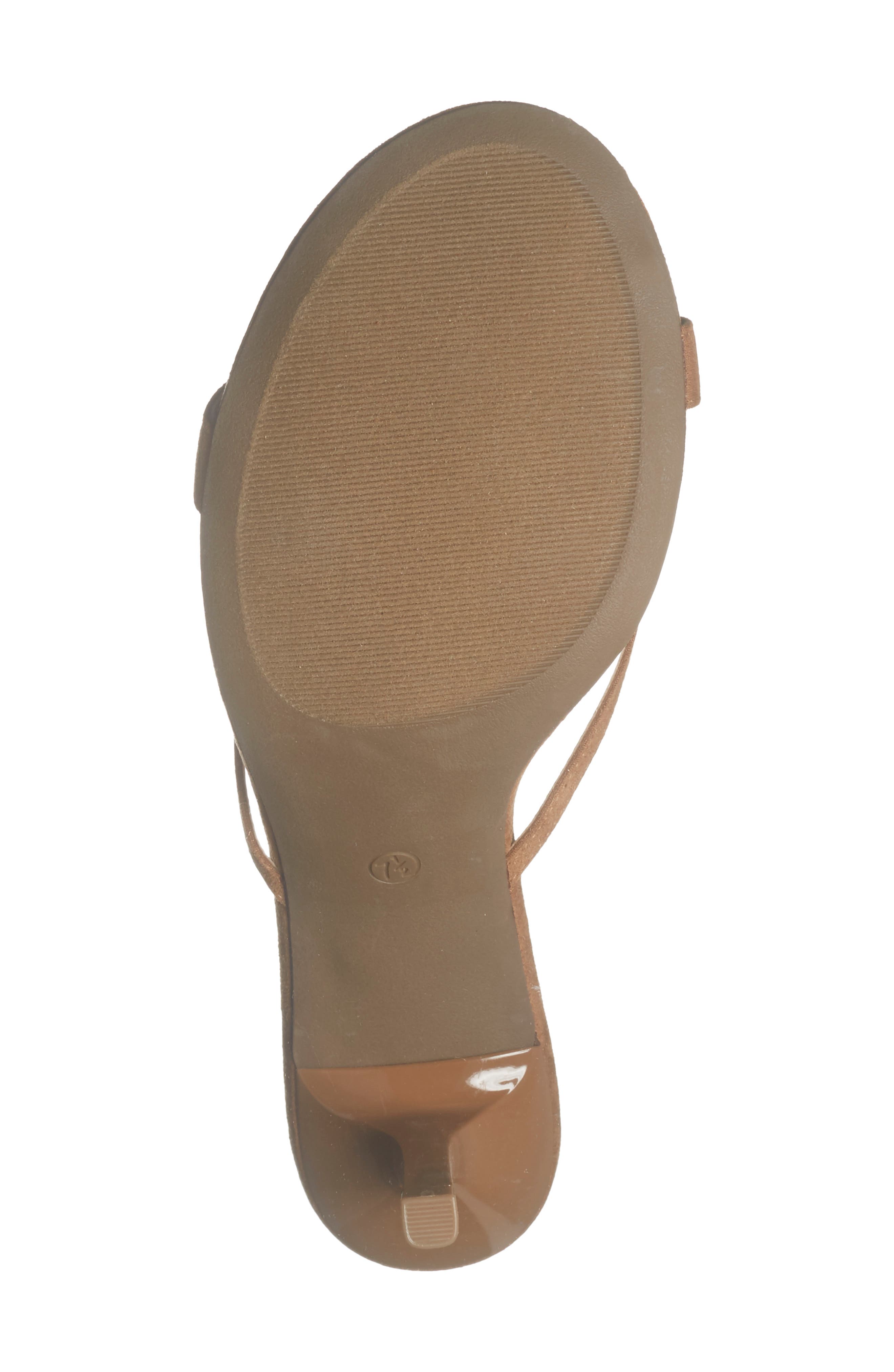 Liora Rosette Sandal, Alternate, color, CHESTNUT