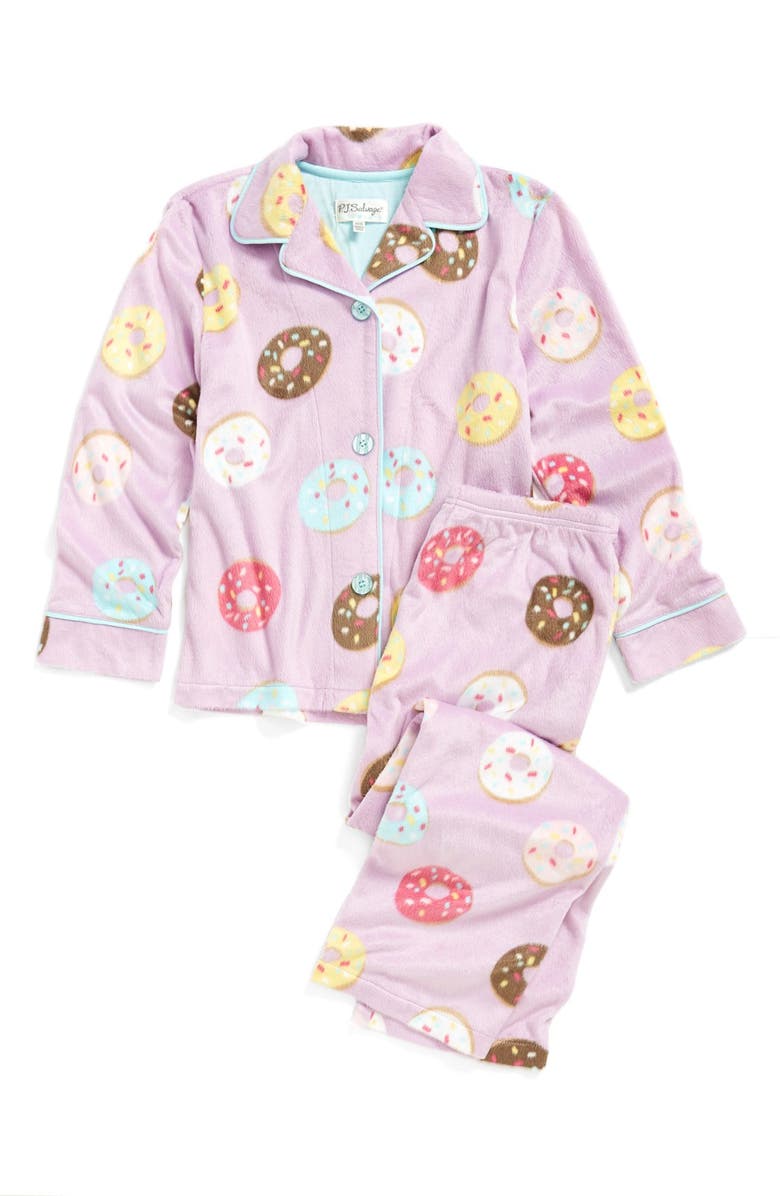 PJ Salvage 'Donut' Two-Piece Pajamas, Main, color,