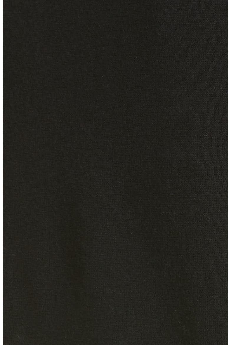 Loulou Studio Prince Padded Shoulder Wool & Cashmere Shell, Alternate, color, BLACK