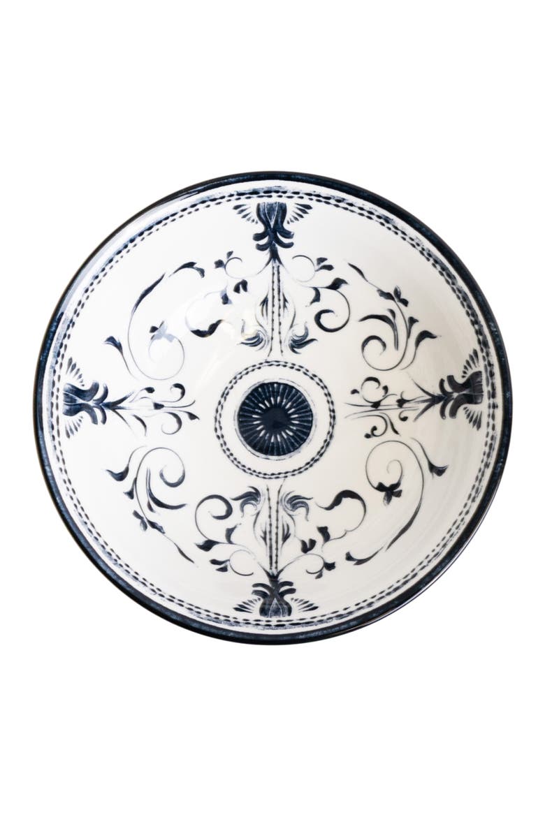 Bruges Porcelain 4-Piece Ramen Bowl Set, Alternate, color, Blue
