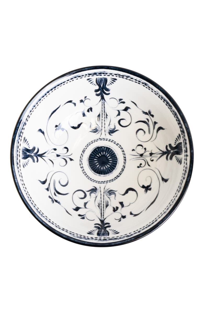 LEMIEUX ET CIE Bruges Porcelain 4-Piece Ramen Bowl Set, Alternate, color, Blue