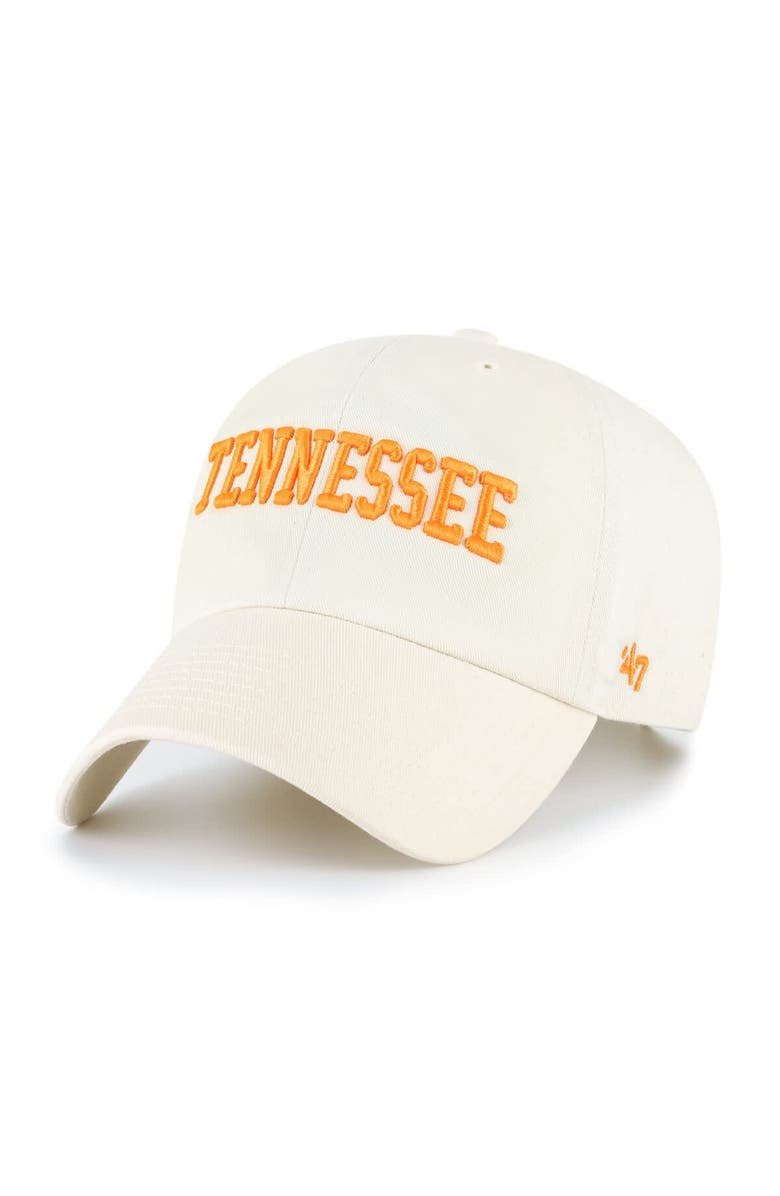 '47 Men's '47 Sand Tennessee Volunteers Vault Clean Up Adjustable Hat, Main, color, 