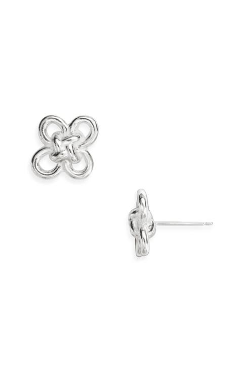 Good Luck Knot Stud Earrings