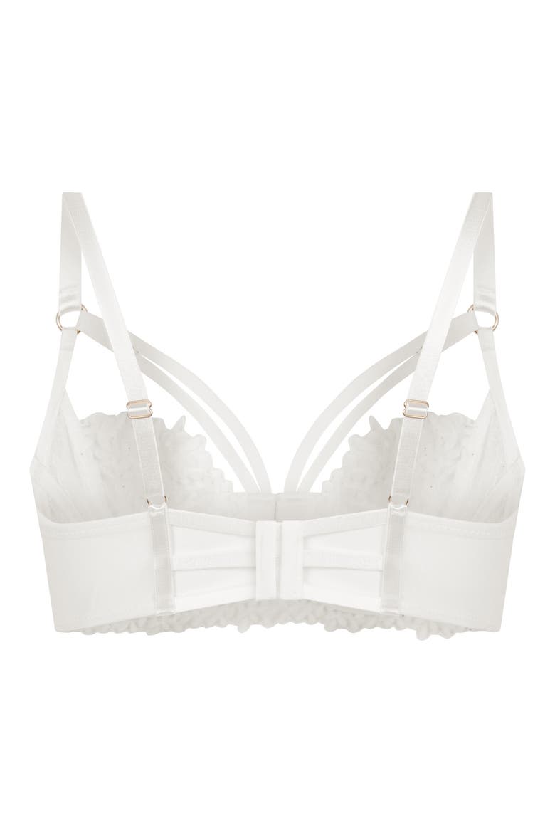 Kristina Strappy Underwire Bra, Alternate, color, SNOW WHITE