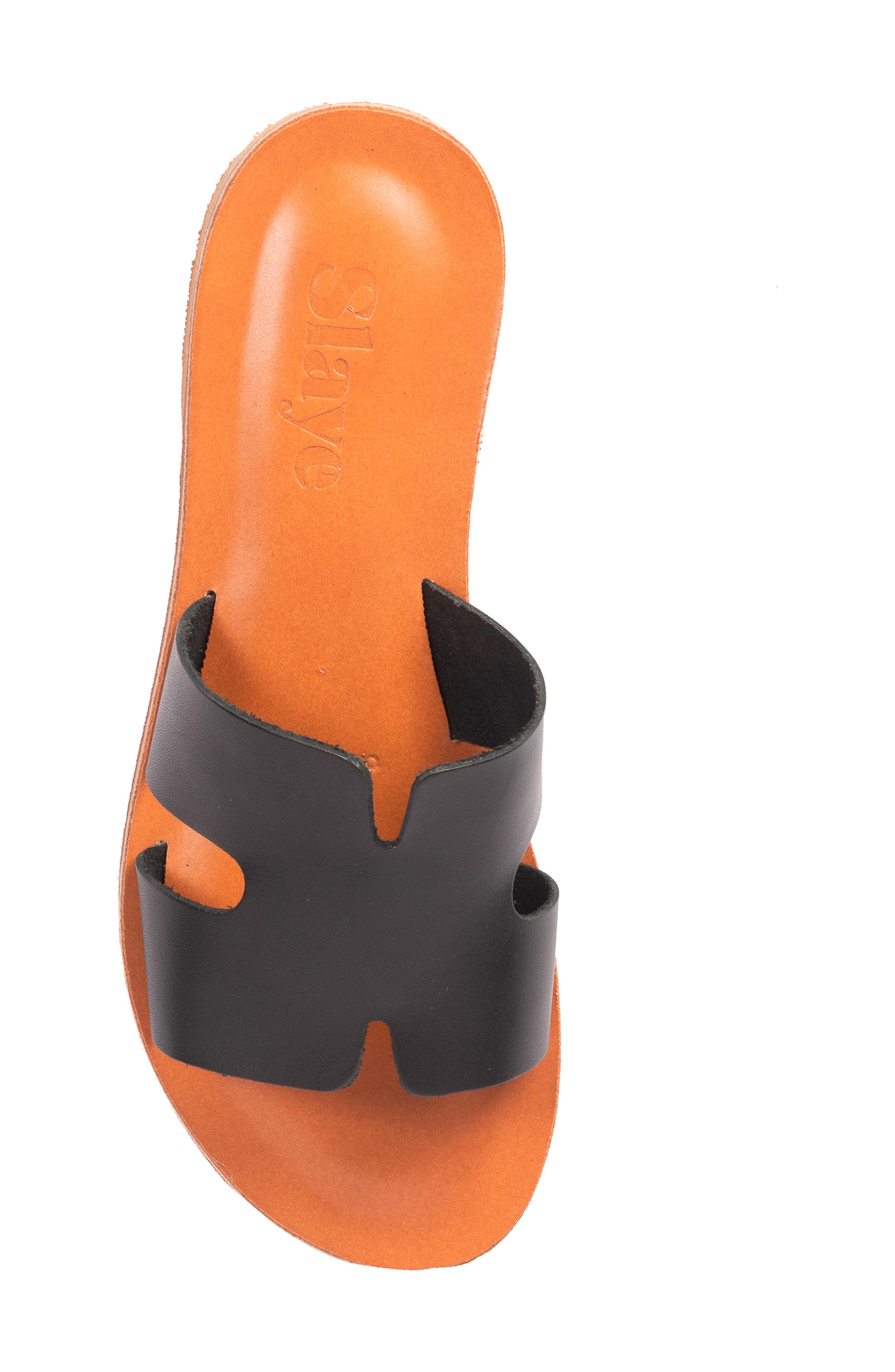 Slaye Gisele Leather Slide Sandal, Alternate, color, 