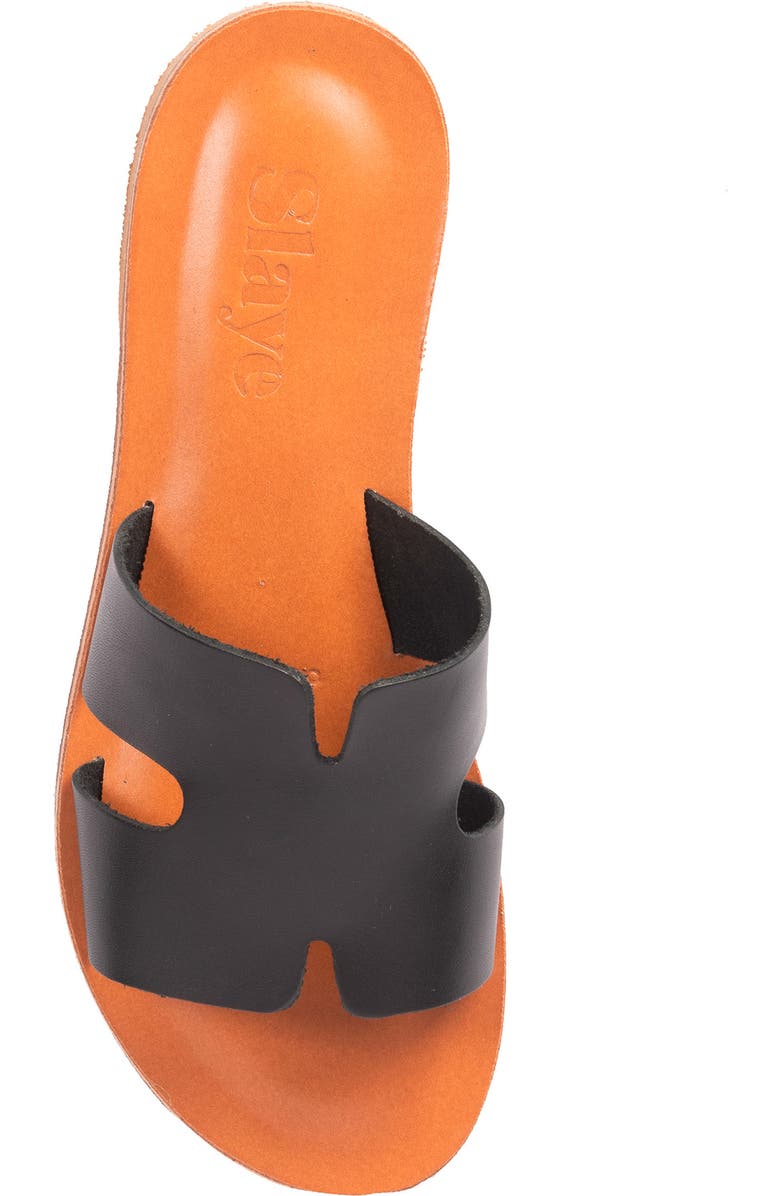 Slaye Gisele Leather Slide Sandal, Alternate, color,