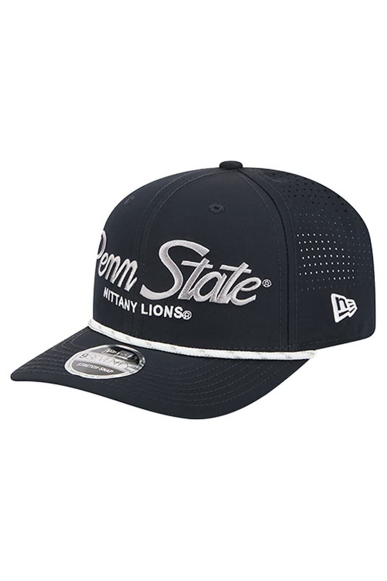 Men's New Era Navy Penn State Nittany Lions Script Performance Rope 9SEVENTY Adjustable Hat, Main, color, Navy