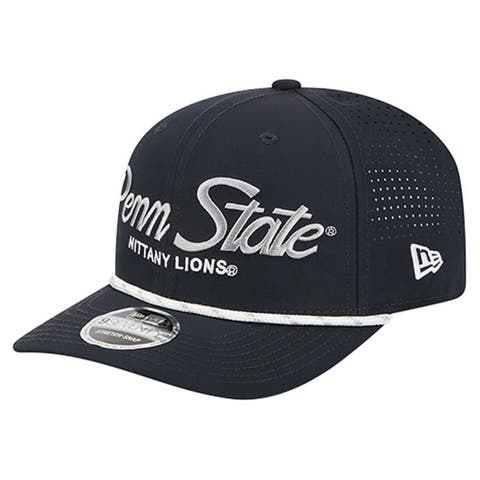 Men's New Era Navy Penn State Nittany Lions Script Performance Rope 9SEVENTY Adjustable Hat