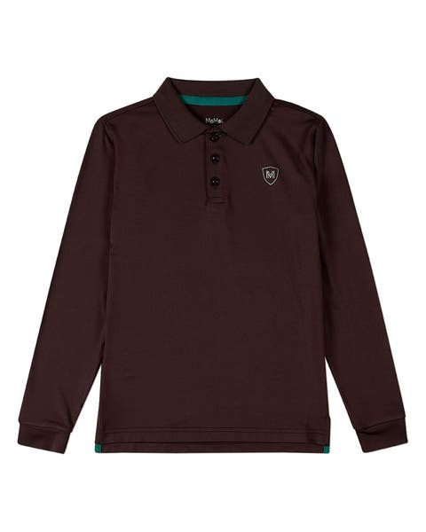 Silky Dri-Effect Long Sleeve Polo Shirt