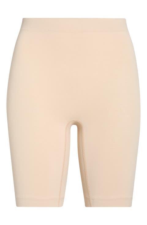 SEAMLESS COTTON SLIP SHORT