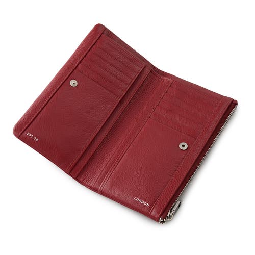 Radley Mallow Street Large Bifold Wallet In Burgundy