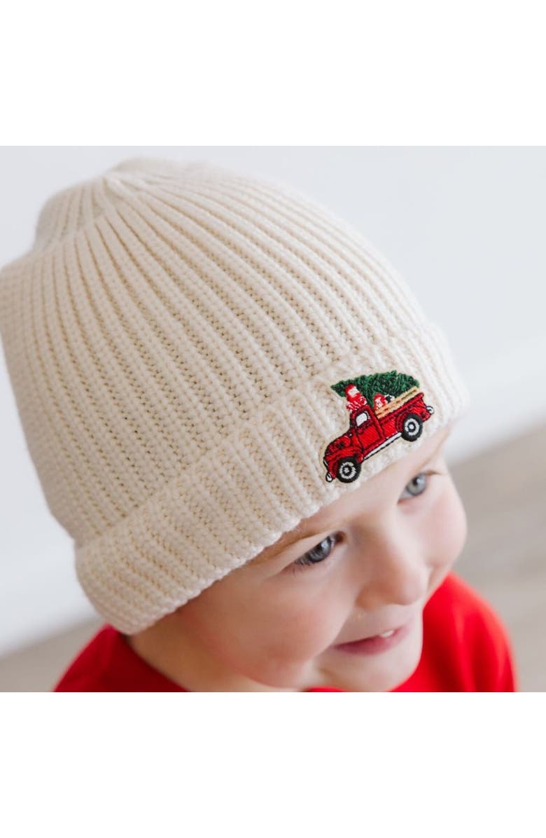 Sweet Wink Christmas Truck Patch Beanie, Alternate, color, 