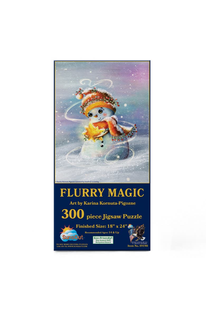 Flurry Magic 300 piece Jigsaw Puzzle for Adults, Alternate, color, Multicolor