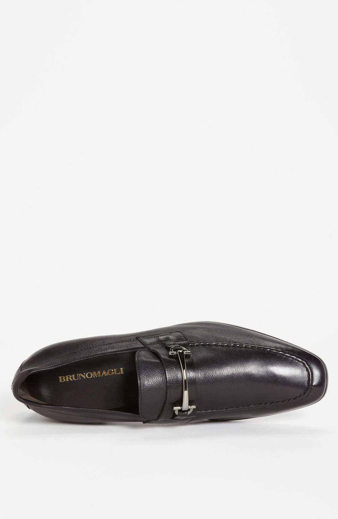 'Mamante II' Bit Loafer, Alternate, color, BLACK