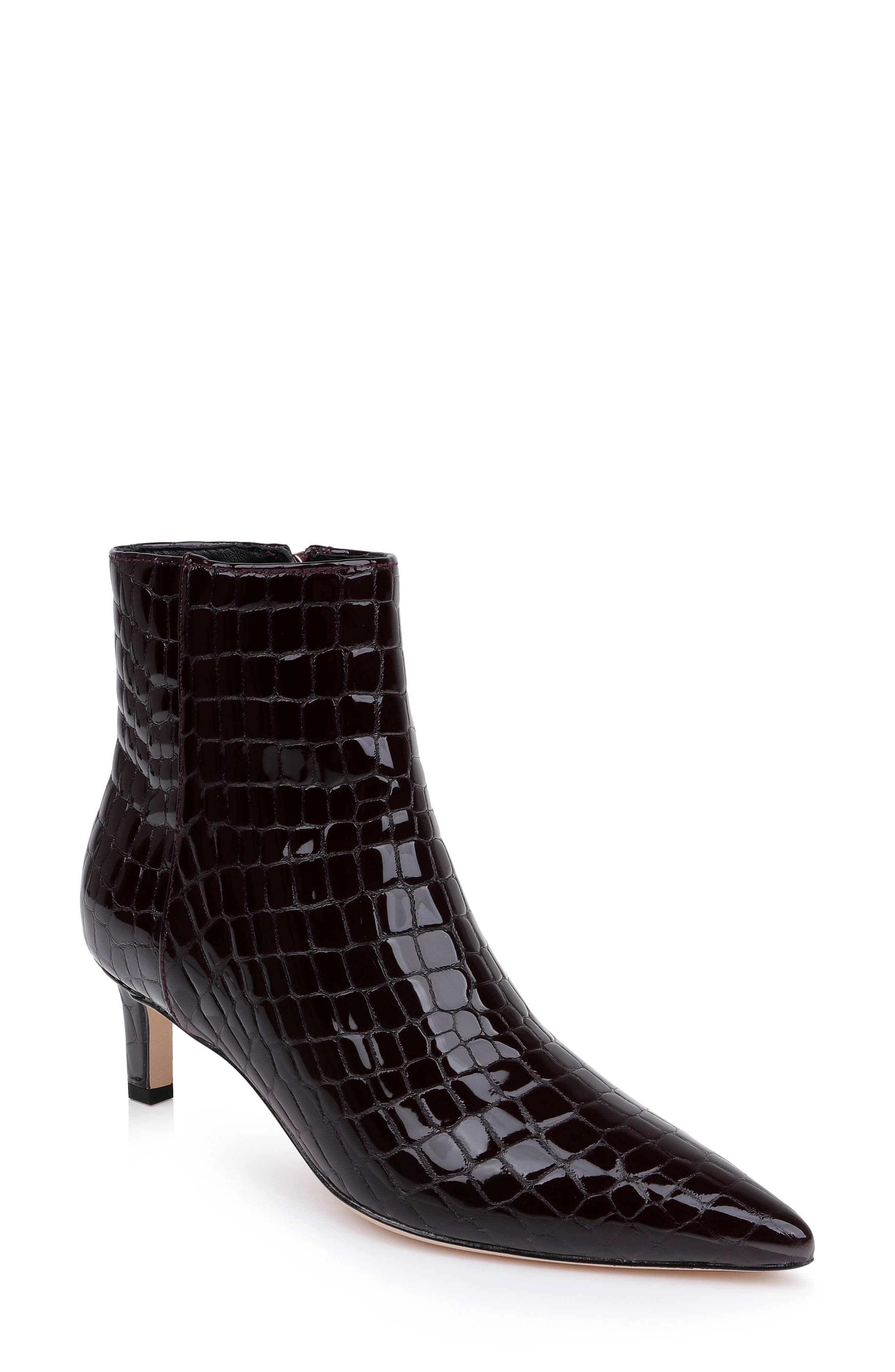 Lilly II Bootie, Main, color, BURGUNDY PATENT