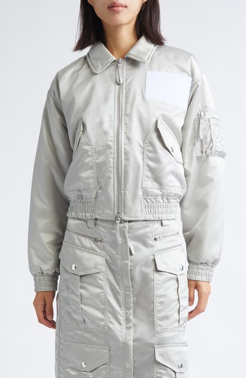Satin Flight Jacket