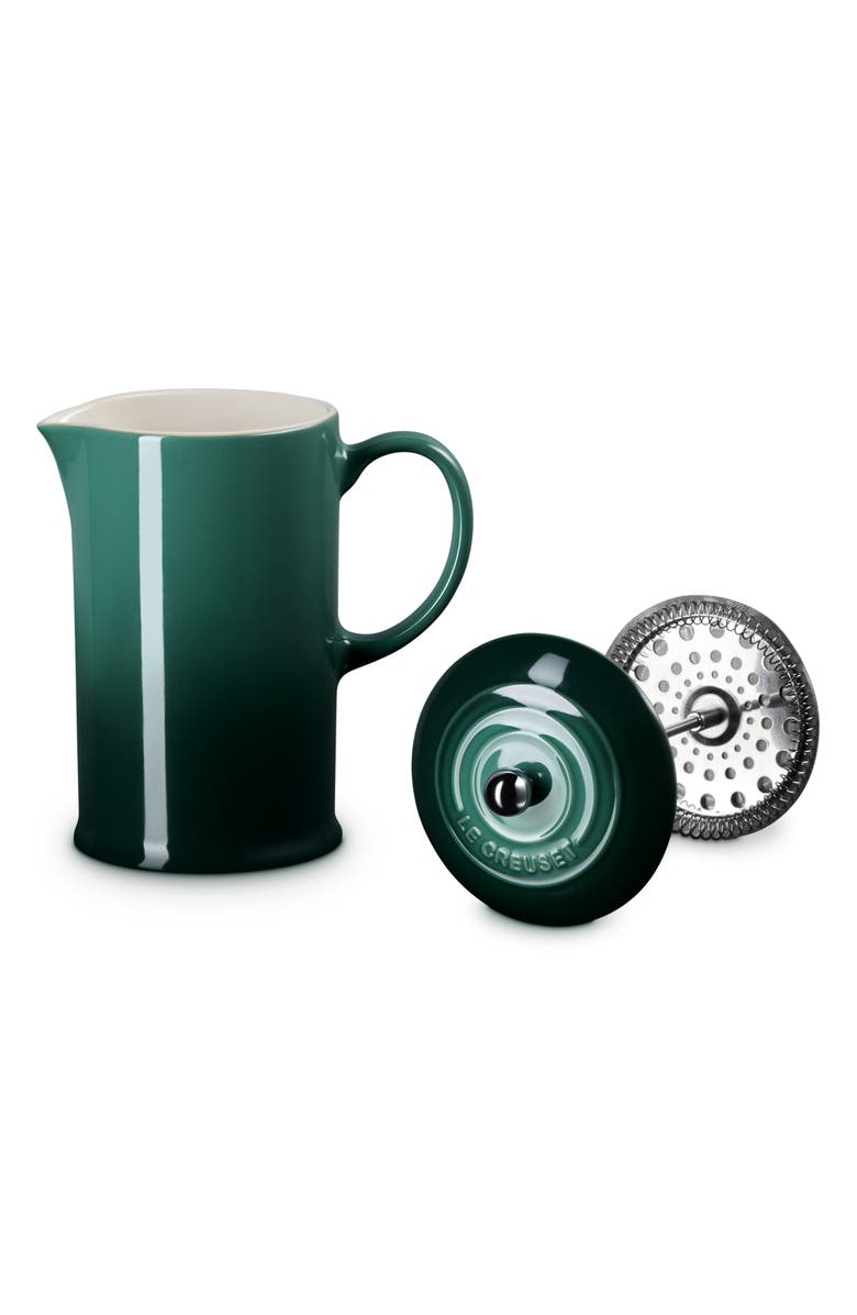 Le Creuset 34-Ounce Stoneware French Press, Alternate, color, Artichaut