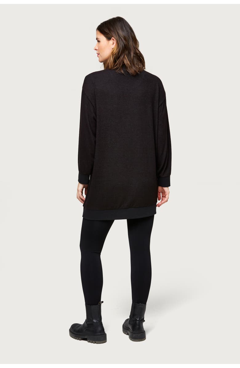 Nom Maternity Jo Maternity & Nursing Hooded Sweatshirt, Alternate, color, Black