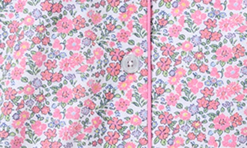 PETITE PLUME PETITE PLUME FLEURS DE ROSE PIMA COTTON PAJAMAS