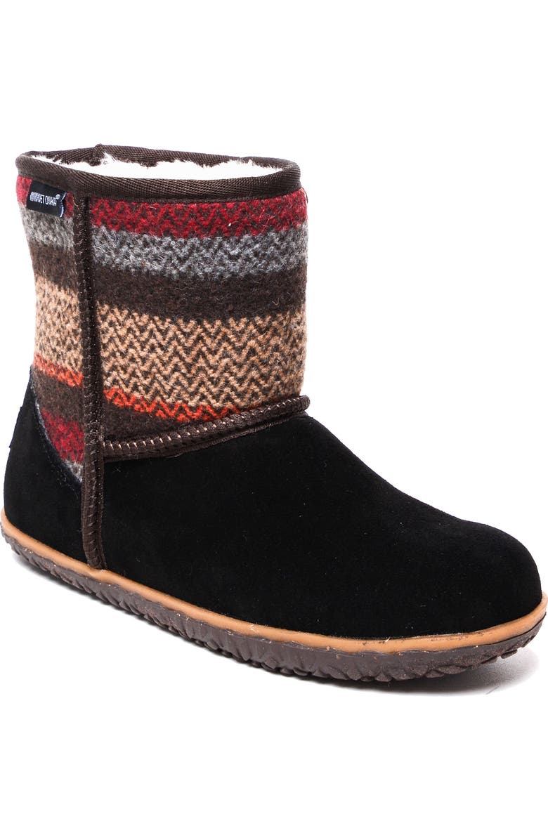 Minnetonka Tali Faux Fur Lined Boot, Main, color, Black Multi