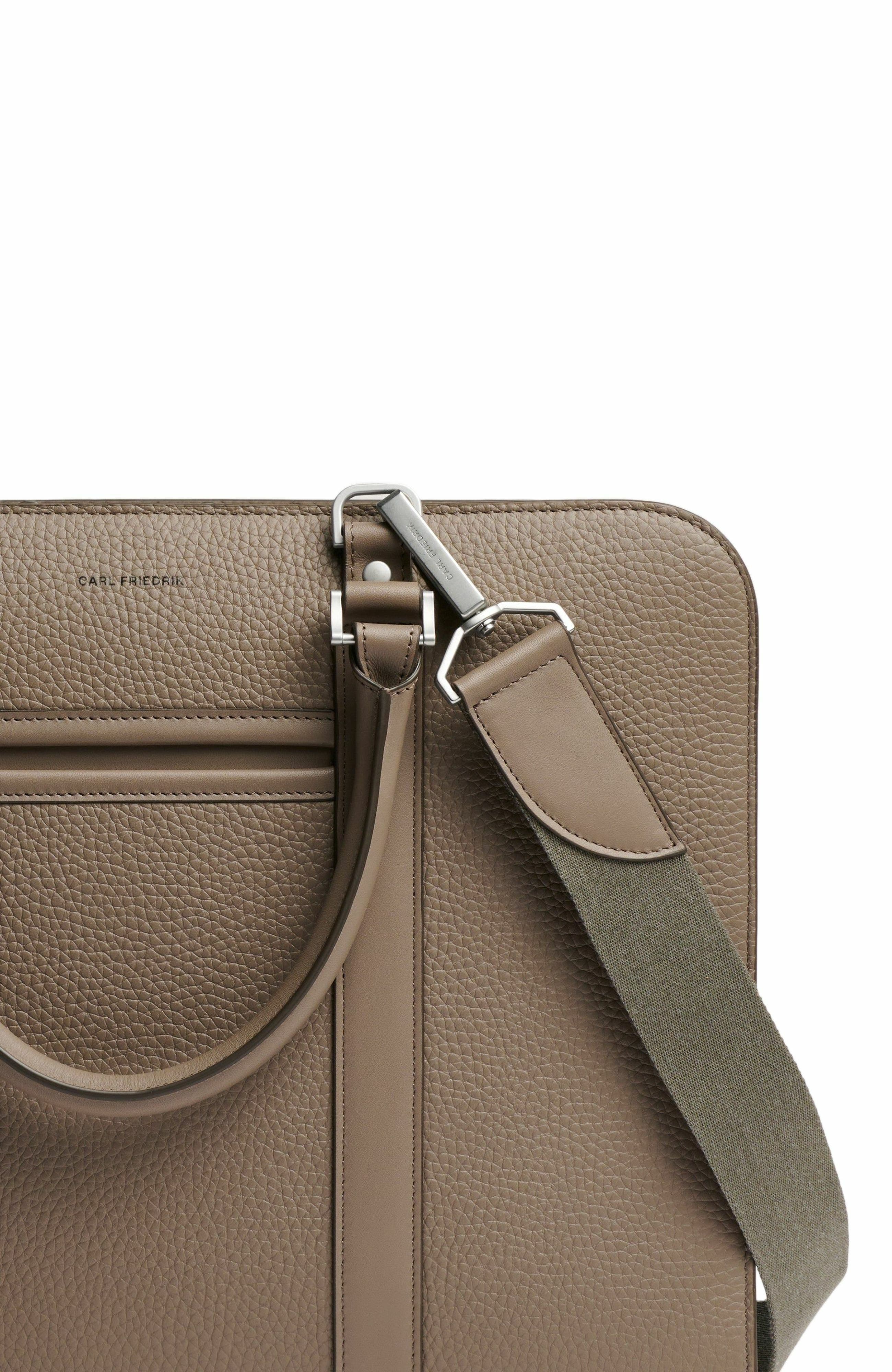 Carl Friedrik Palissy Briefcase, Alternate, color, Taupe