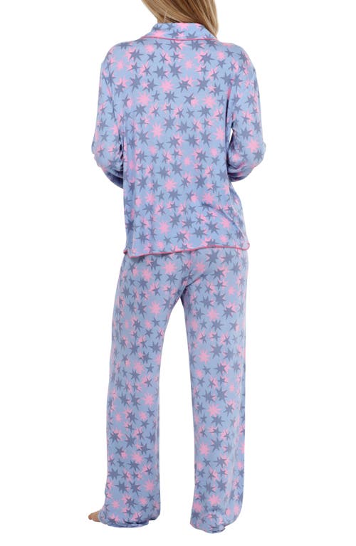 Honeydew All American Long Sleeve Jersey Pajamas In Moonstruck Stars