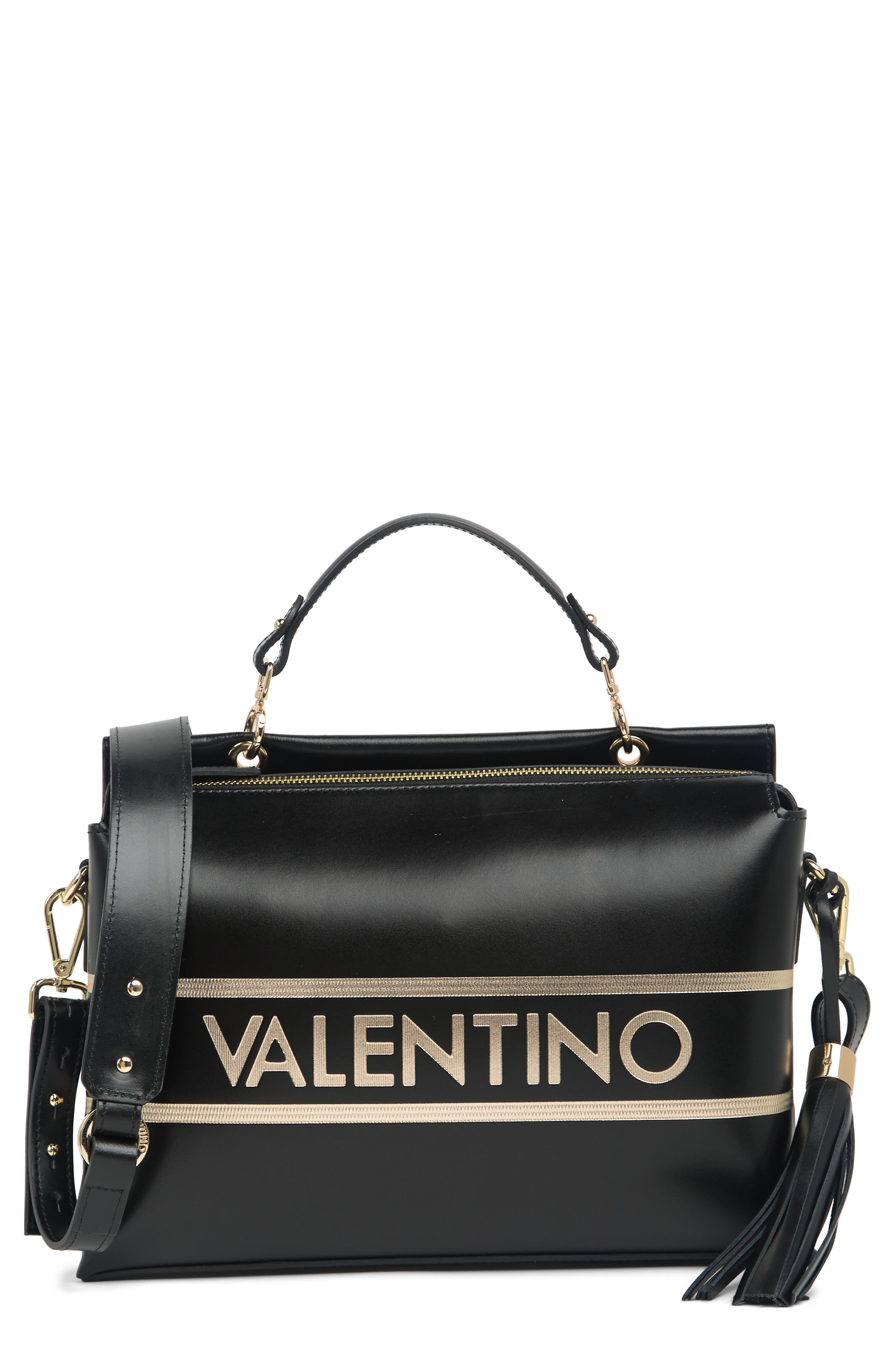 VALENTINO BY MARIO VALENTINO Bridget Lavoro Gold Handbag, Main, color, 