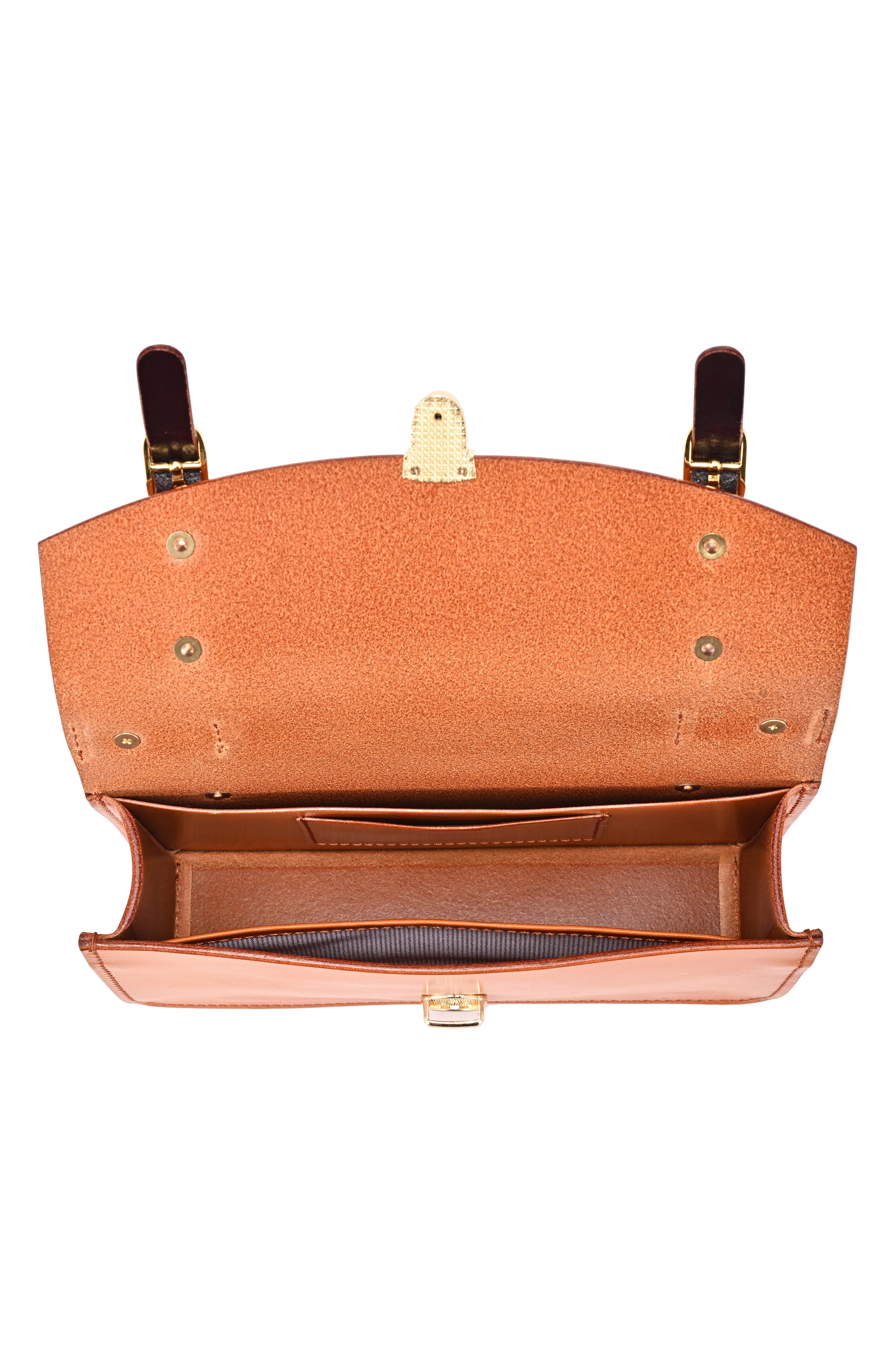 OLD TREND Leather Messenger Bag, Alternate, color, Camel