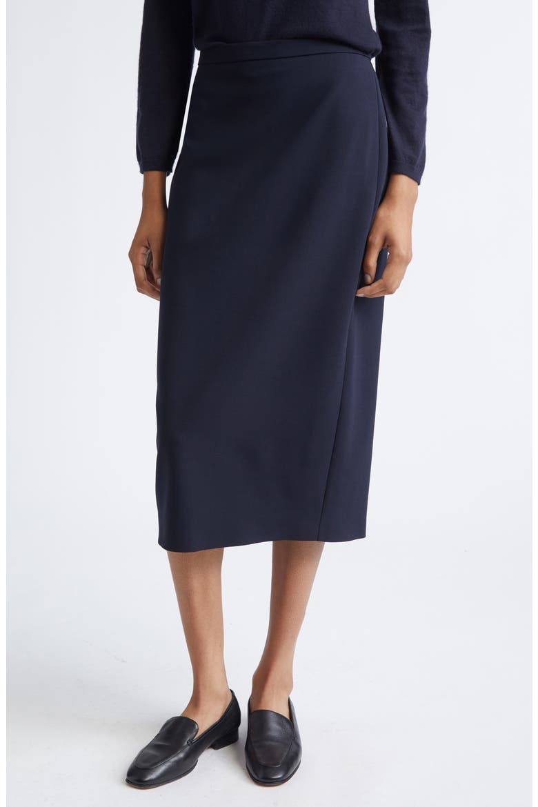 Otre Stretch Wool Midi Skirt, Main, color, ULTRAMARINE