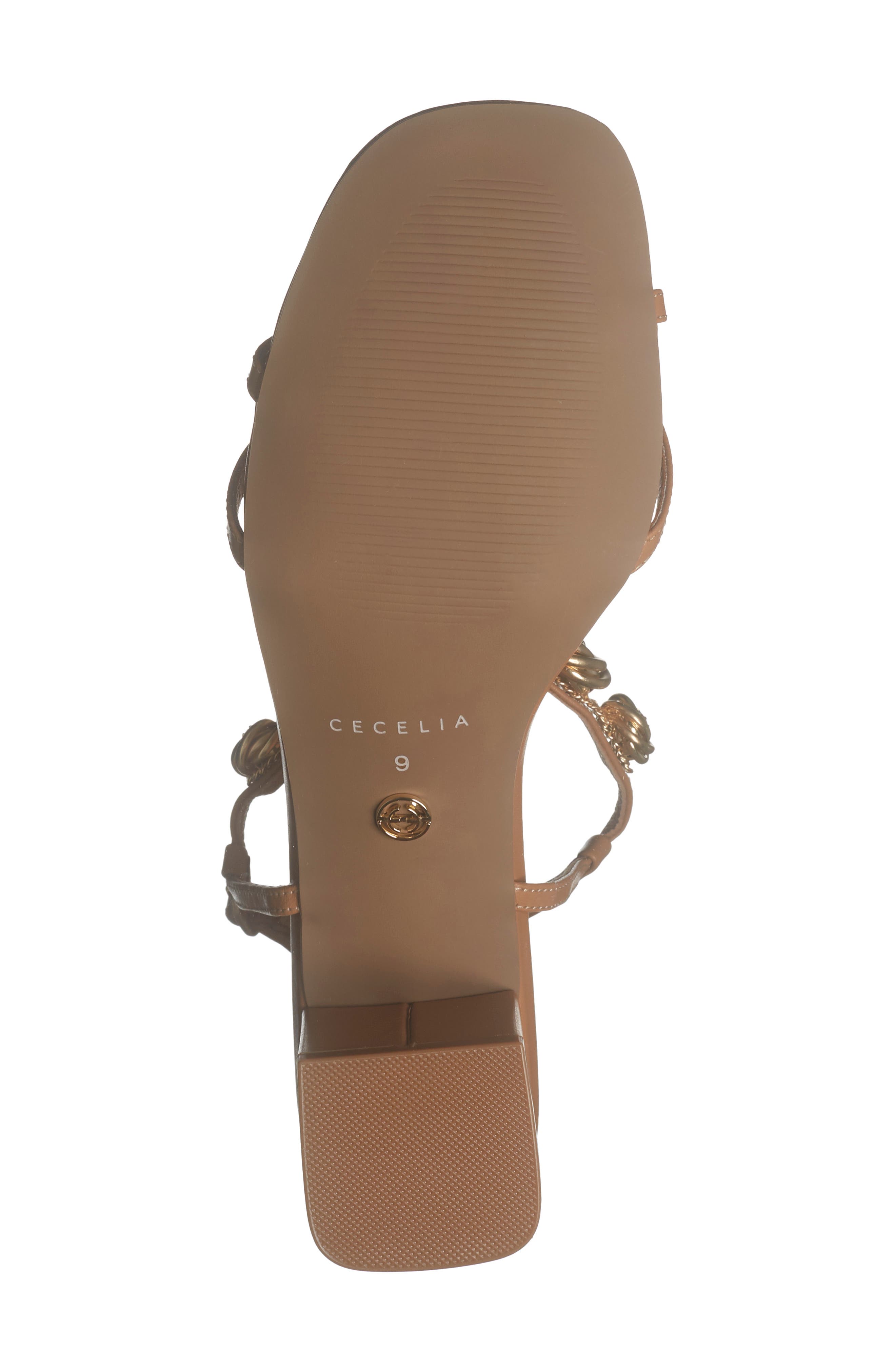 Cecelia New York Abbot T-Strap Sandal, Alternate, color, Tan
