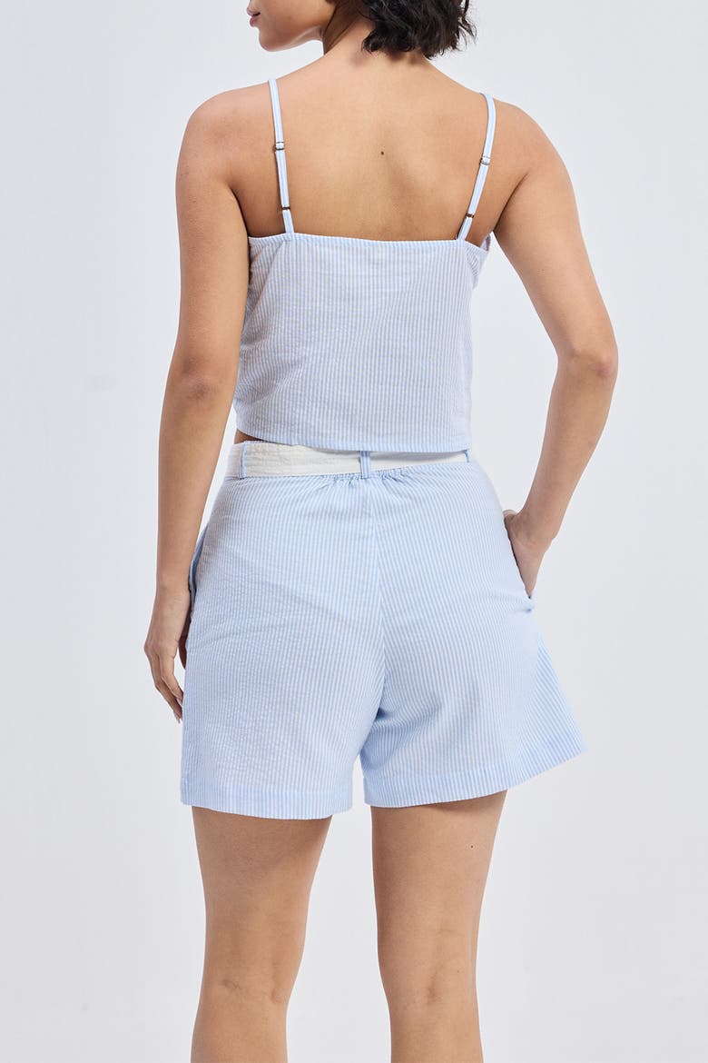 Regular Fit Shorts in Stripes, Alternate, color, Linear Rhythm