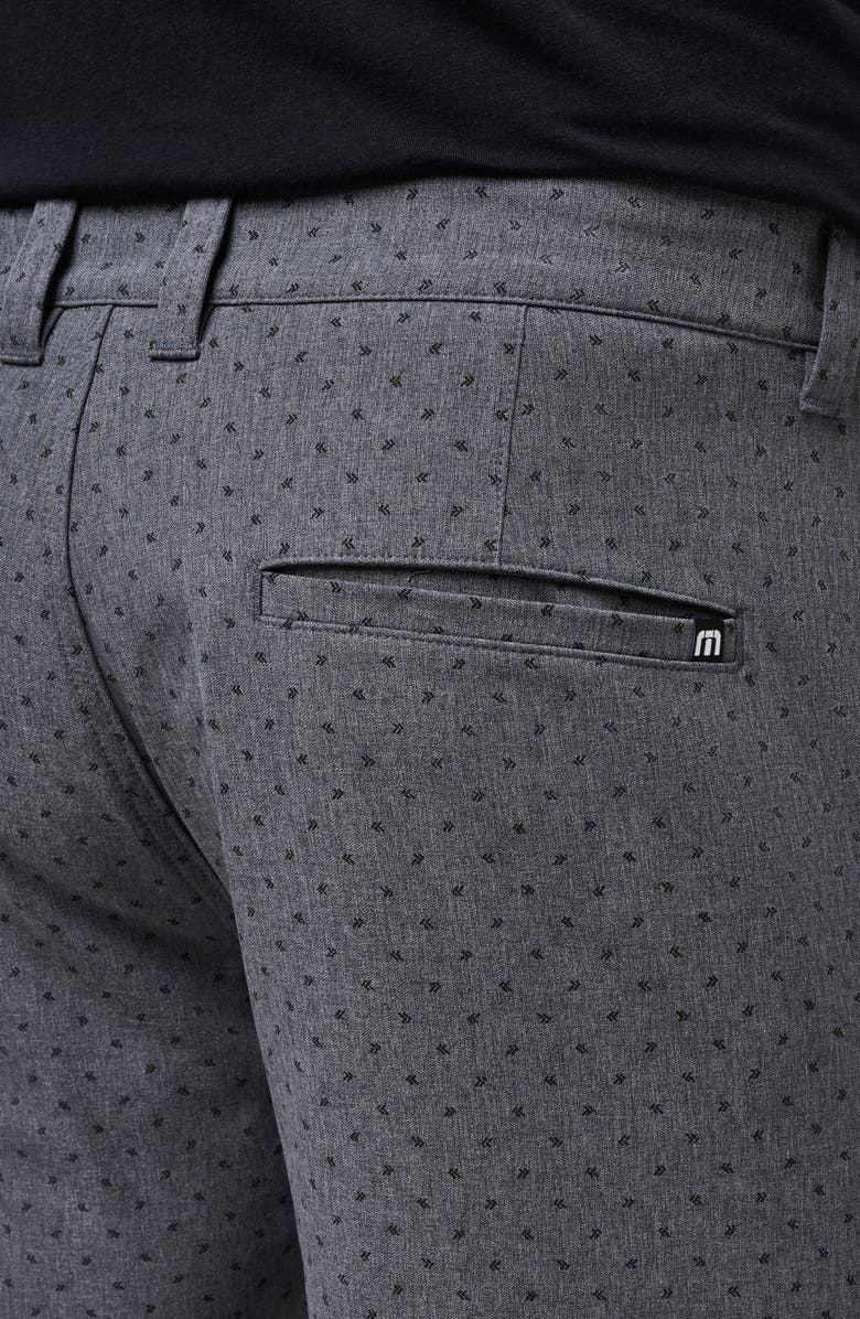 TravisMathew Vegas Daze Dot Print Flat Front Stretch Shorts, Alternate, color,